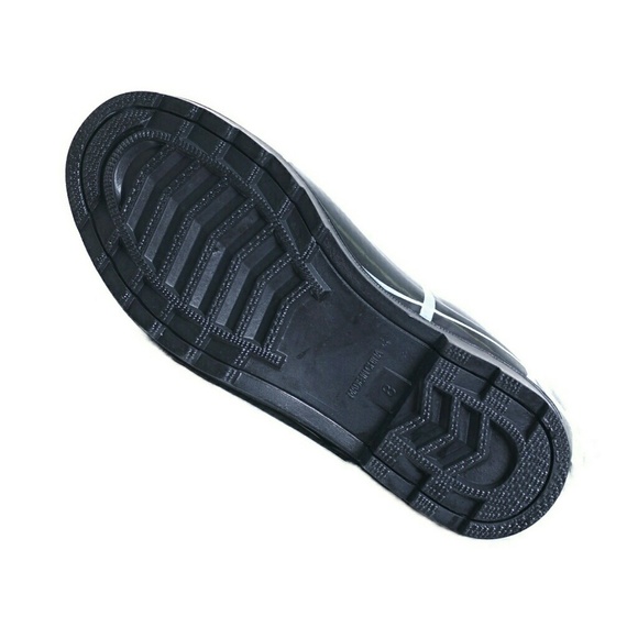 Women's Rainboots, Tall Faux Fur Lined Rain Boots, #1529 Black, Size 6 - Picture 3 of 3